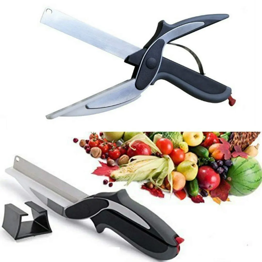 Picture of Smart Cutter Knife/Chopper/Slicer/Scissor With Built In Cutting Board with lock