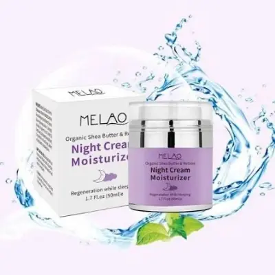 Picture of MELAO Organic Retinol Moisturizer Nourishing Night Cream Hyaluronic Anti-wrinkle Skin Care -50gm