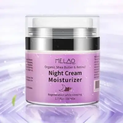 Picture of MELAO Organic Retinol Moisturizer Nourishing Night Cream Hyaluronic Anti-wrinkle Skin Care -50gm