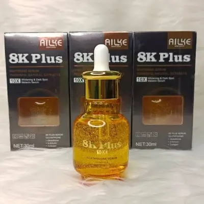 Picture of AILKE 8K Plus 10x Whitening Glutathione Luxury Serum -AILKE 8K Plus Whitening Serum 30ml