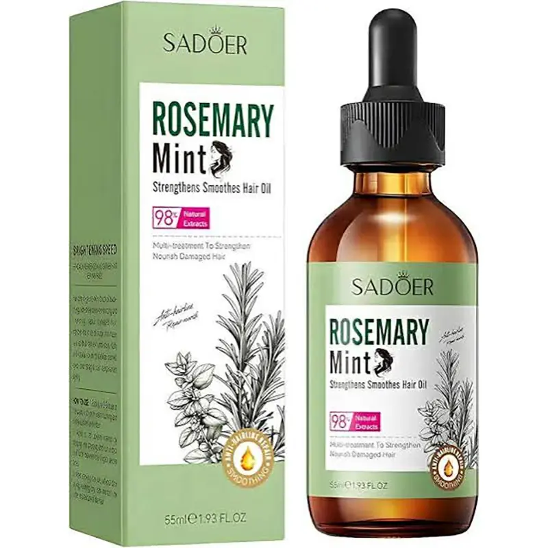 Picture of SADOER Mint Rosemary Strengthening Hair Oil 55ml