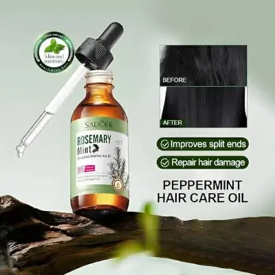 Picture of SADOER Mint Rosemary Strengthening Hair Oil 55ml