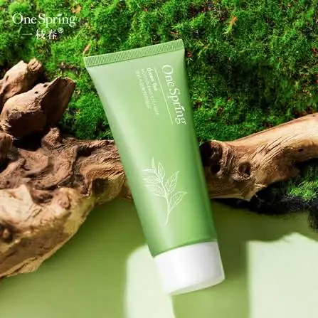 Picture of One Spring Green tea Moisturizing Deep Cleansing Facial Cleanser- 100g