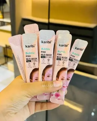 Picture of 𝗞𝗮𝗿𝗶𝘁𝗲 𝗣𝗶𝗻𝗸 & 𝗕𝗹𝗮𝗰𝗸 𝗠𝘂𝗱 𝗠𝗮𝘀𝗸