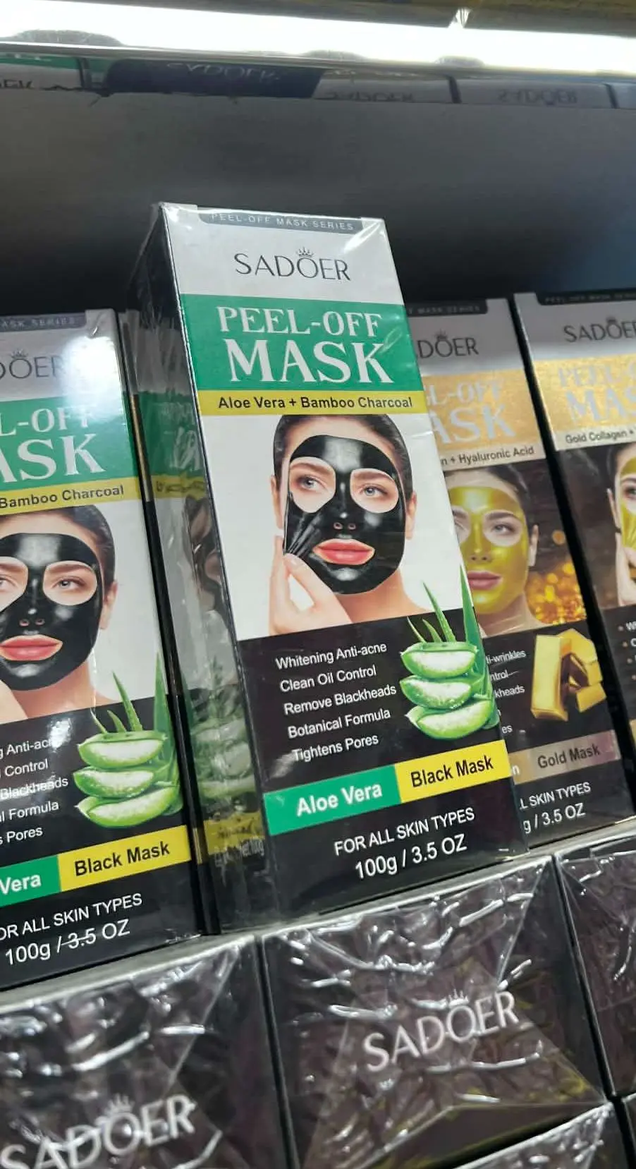 Picture of Sadoer Charcoal Blackhead Remover Peel Off Mask