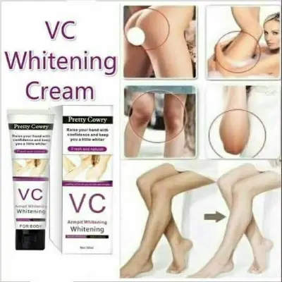 Picture of Pretty cowry VC Underarm Whitening Cream for Bikini Elbow Armpit Knee Dark Area Lightening-50gm
