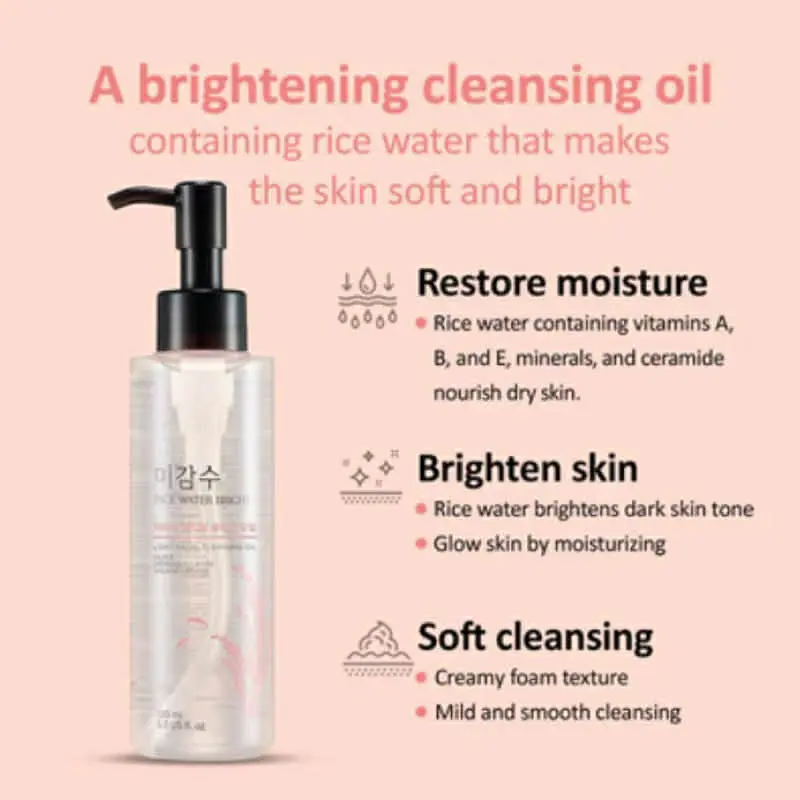 Picture of The Face Shop Rice Water Bright Light Cleansing Oil - 150ml