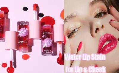 Picture of HANDAIYAN 6 Colors Moisturizer Lip Tint Waterproof Dual-use Non-Stick Cup Natural Lips Cheeks Liquid Lipstick Blush Velvet Matte Lip Gloss