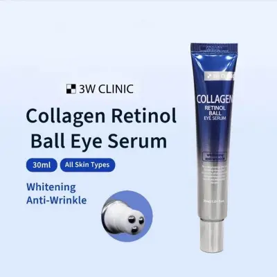 Picture of 3W CLINIC Collagen Retinol Ball Anti-wrinkle Eye Serum with Rolling Massage Ball- 30ml
