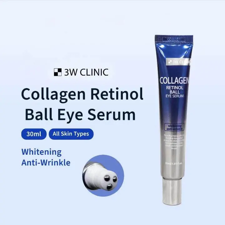Picture of 3W CLINIC Collagen Retinol Ball Anti-wrinkle Eye Serum with Rolling Massage Ball- 30ml