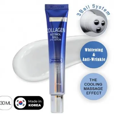Picture of 3W CLINIC Collagen Retinol Ball Anti-wrinkle Eye Serum with Rolling Massage Ball- 30ml