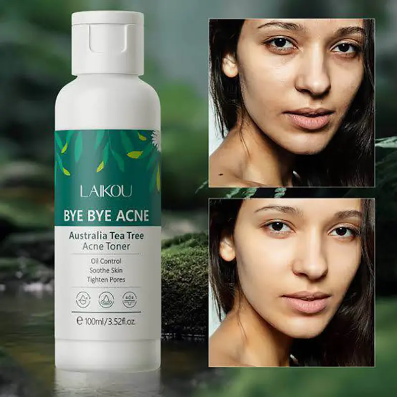 Picture of LAIKOU Australia Tea Tree Acne Toner Soothe Skin Oil Control Reduce Acne Pimples Tighten Shrink Pores- 100ml