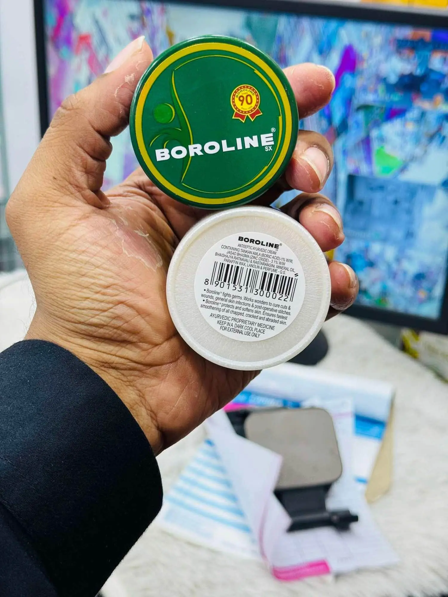 Picture of BOROLINE Dry Skin Care Antiseptic cream (India) 40g