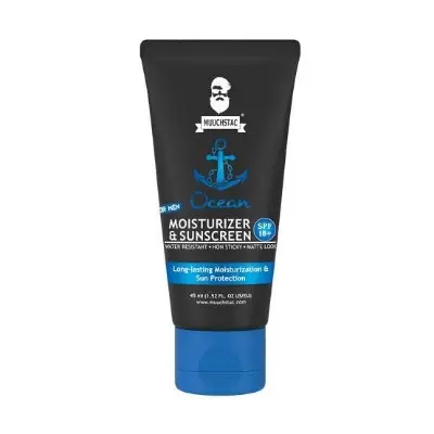 Picture of Muuchstac Ocean Skincare Combo for Men - SPF 18 Moisturizer & Face Wash (45ml+100ml)