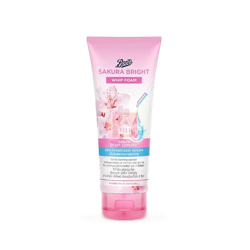 Picture of Boots Sakura Bright Whip Gentle Foaming Cleanser 100ml
