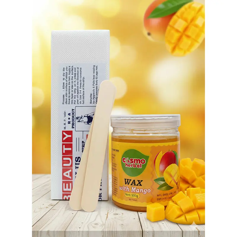 Picture of Cosmo Herbal Waxing Strip 80 pic + Mango Wax 500gm