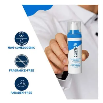 Picture of CeraVe Hydrating Hyaluronic Acid Face Serum for Dry Skin, Fragrance Free 30 ml