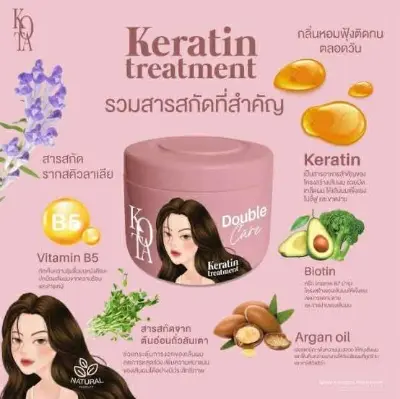 Picture of Kota Keratin Treatment Double Care 250ml Hair Mask Natural Product