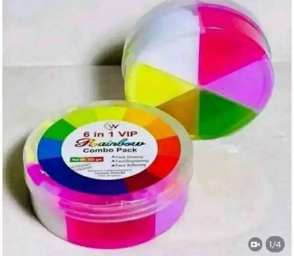 Picture of 6 in 1 vip Rainbow combo face pack 500ml