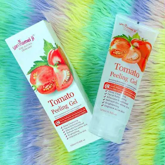 Picture of Yannamei Tomato Peeling Gel for Face 250 Ml Skin Care Natural Peeling Gel for Deep Cleansing And Brightening