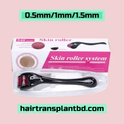 Picture of Derma Roller 540 Titanium Micro Needles for Beard Growth and Hair Loss All Size Avaiable 0.5mm