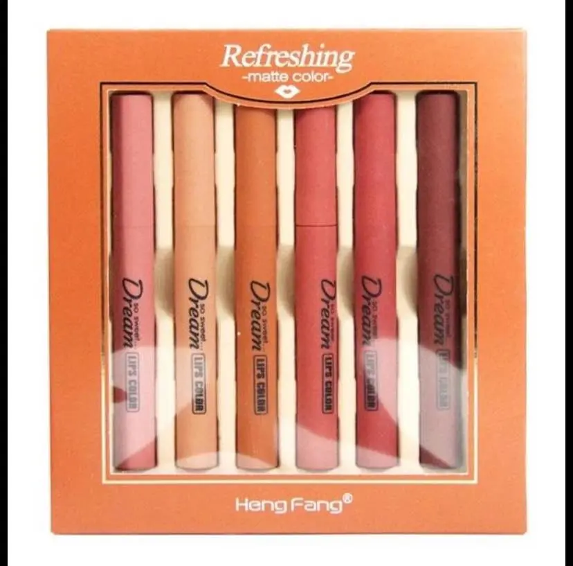 Picture of HengFang Matte Lipstick 6 Pcs Set