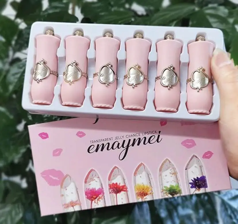 Picture of Color-changing Flower Jelly Lipstick - 6Pcs