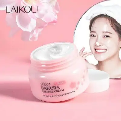 Picture of Laikou Japan Sakura Essence Face Cream - Anti-Aging Serum, Moisturizing, Cherry Blossom-60gm