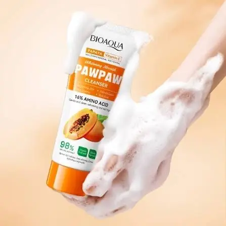 Picture of BIOAQUA papaya Vitamin C Whitning & Nourish PAWPAW Face Cleanser- 100gm