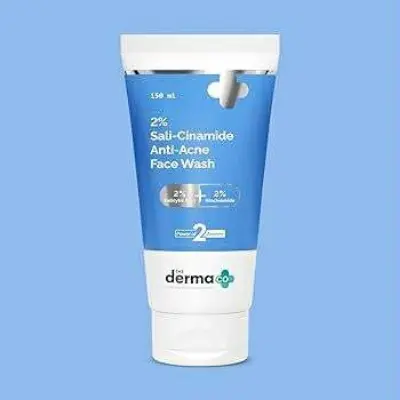 Picture of The Derma Co Sali-Cinamide Anti-Acne Face Wash with 2% Salicylic Acid & 2% Niacinamide - 80ml