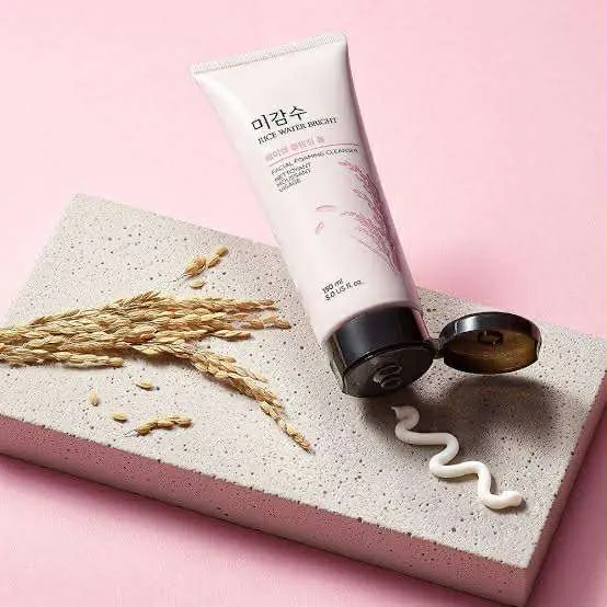 Picture of Rice Water Bright Cleansing Foam 150 Ml Skin Care Facial Cleanser Natural Ingredients