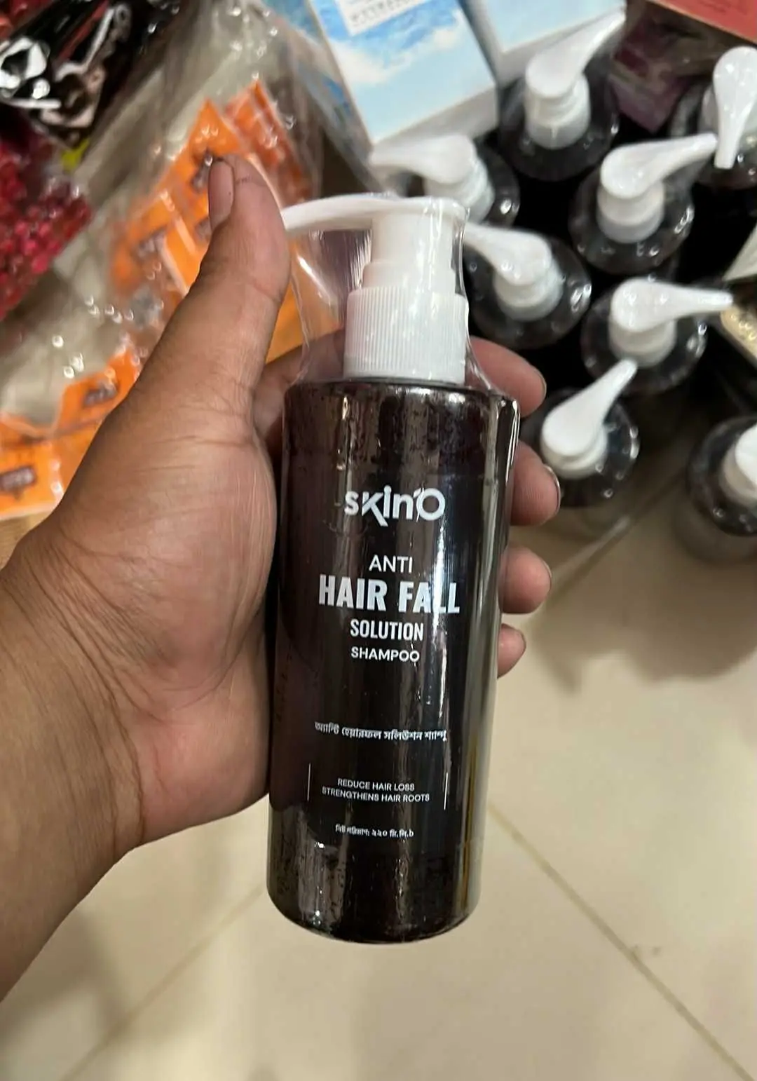Picture of SKINO ANTI HAIR FALL SOLUTION SHAMPOO 200 ML