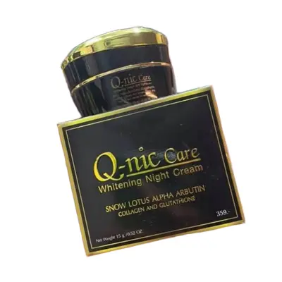 Picture of Q-nic Care Whitening Night Cream for Face 15 G Skin Lightening And Brightening Effect