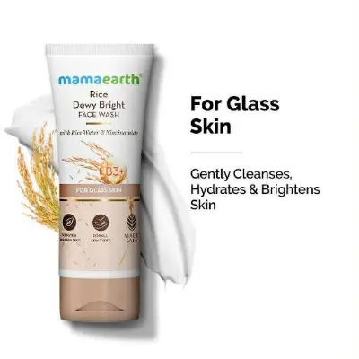 Picture of MAMAEARTH Rice Face Wash With Rice Water & Niacinamide for Glass Skin