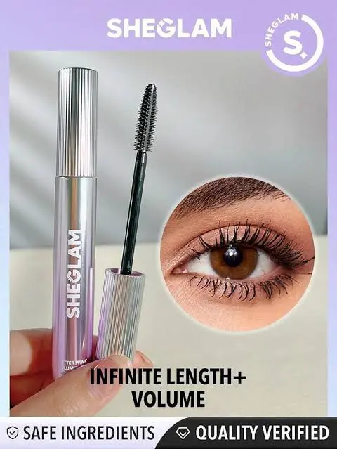 Picture of SHEGLAM FLUTTER WINK VOLUMIZING BLACK MASCARA