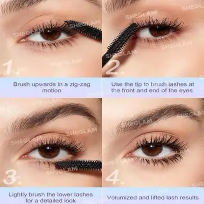 Picture of SHEGLAM FLUTTER WINK VOLUMIZING BLACK MASCARA