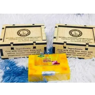 Picture of Premium Saffron Goat Milk Soap 100g