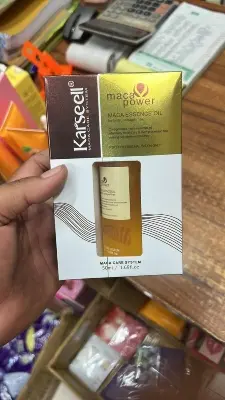 Picture of Karseell Maca Essence Oil Hair Oil Moroccan Argan Oil 50ml for Hair & Skin, Cold Pressed Maca Essence Argan Oil Hair Oil for Dry Damaged Hair All Hair Types 50ml