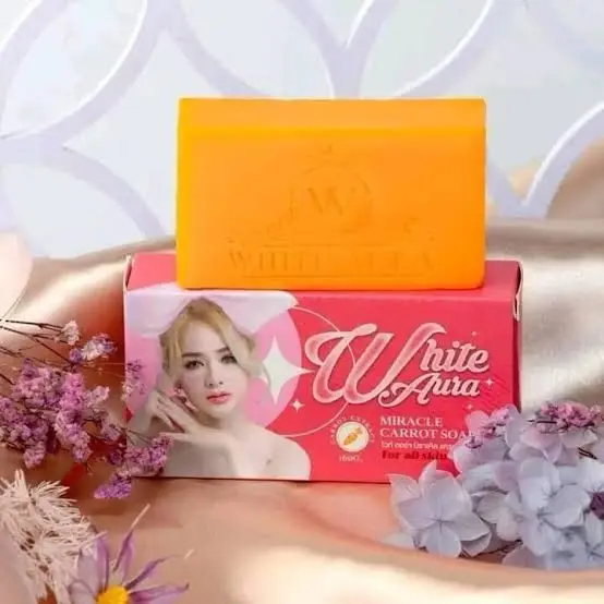 Picture of White aura miracle carrot soap 160gm