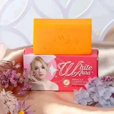 Picture of White aura miracle carrot soap 160gm