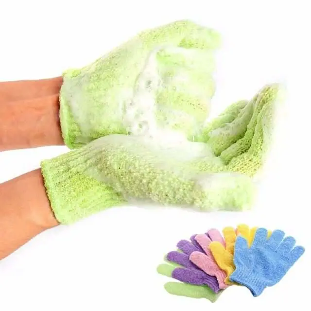 Picture of 1pcs Bath Gloves For Peeling Exfoliating Mitt Glove For Shower Scrub Gloves Resistance Massage Sponge Wash Skin Exfoliator