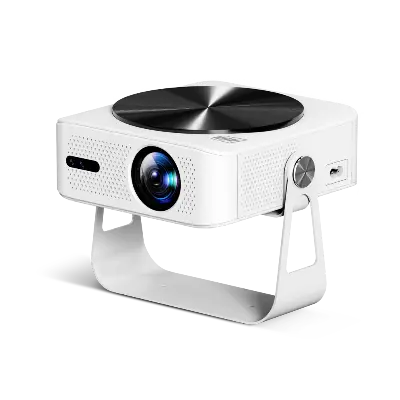 Picture of AUN A005 Android Projector LED 4K Decoding Portable Projector Video Full HD 1080P WIFI 3D MINI Home Theater Cinema (White)