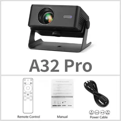 Picture of AUN Android Projector A32 Pro Portable Home Cinema LED Video Projector MINI Theater WIFI (A32 Pro)