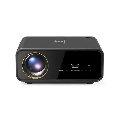 Picture of AUN U001 Projector Full HD 1920x1080P 4K Decode Movie Theater 3D Electric Focus Home Cinema (Black)