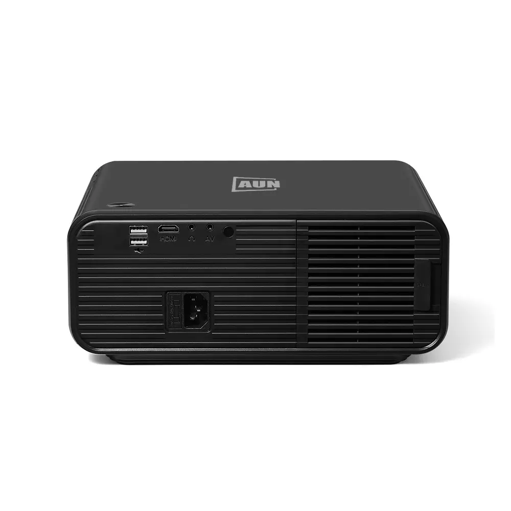 Picture of AUN U001 Projector Full HD 1920x1080P 4K Decode Movie Theater 3D Electric Focus Home Cinema (Black)