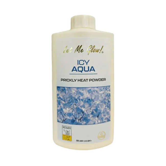 Picture of Let Me Glow Icy Aqua Talcum Powder 125gm