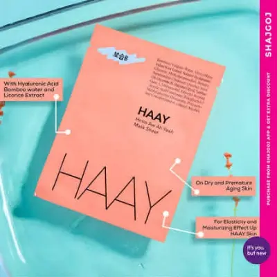 Picture of HAAY Skin Nourishment A Sheet Mask