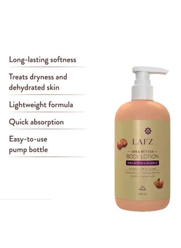 Picture of LAFZ Halal Shea Butter Body Lotion (500ml)