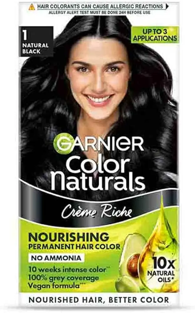 Picture of Garnier Color Naturals Shade 1 Natural Black 35ml+30g