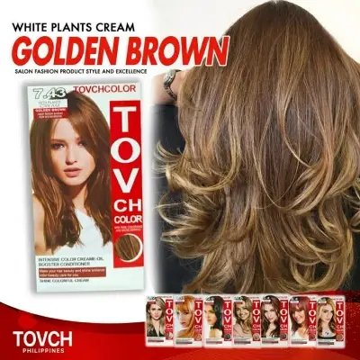 Picture of Tov Ch Hair Color Cream Golden Brown 7.43
